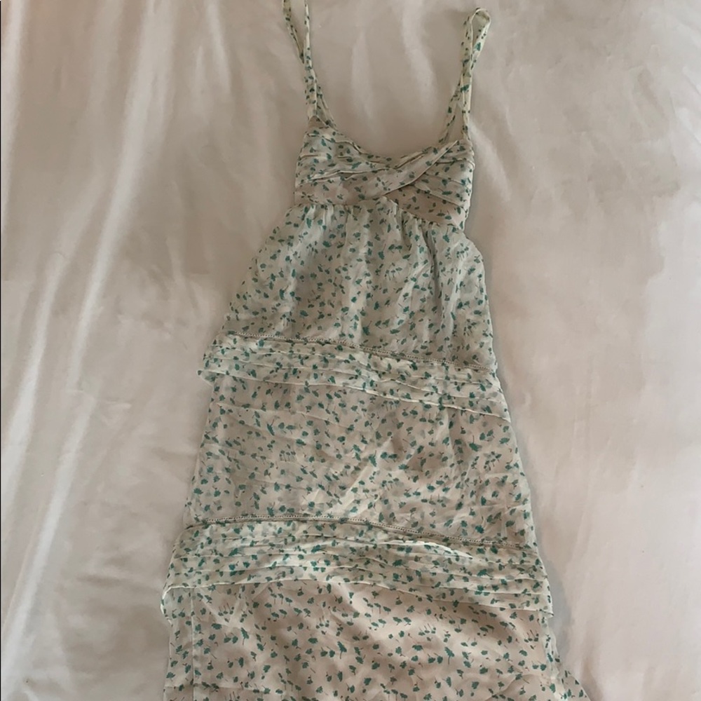 Jcrew Floral Tiered Dress